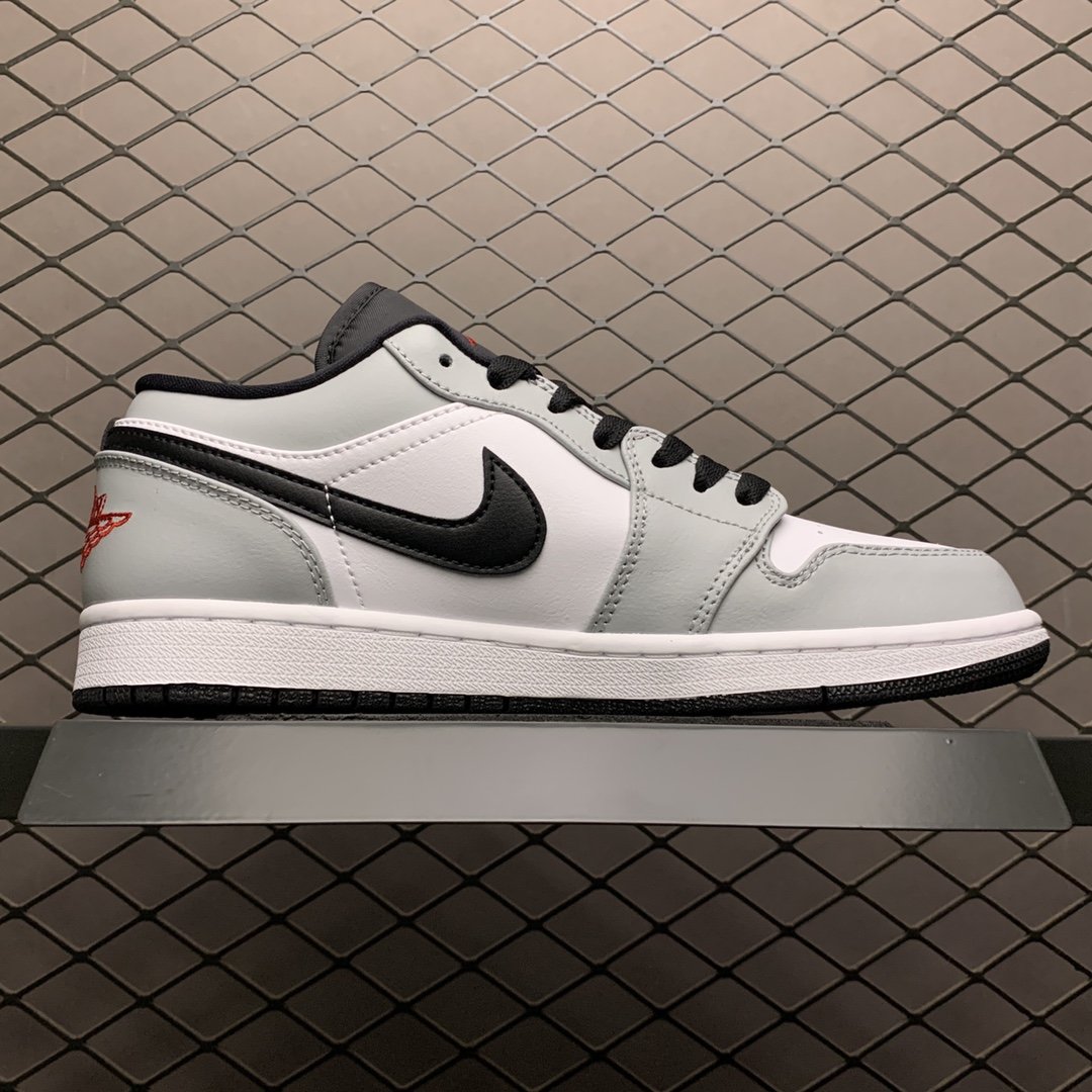 Air Jordan 1 Low - Branco/Cinza