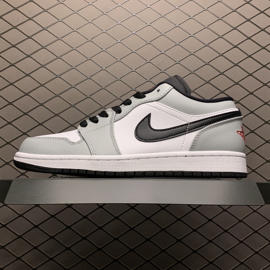 Air Jordan 1 Low - Branco/Cinza