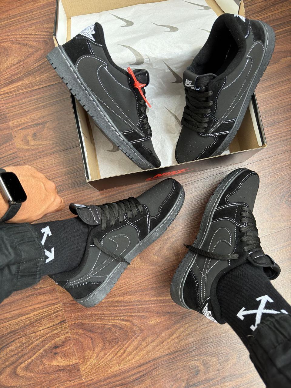 Air Jordan 1 Low Travis Scott Black Phantom